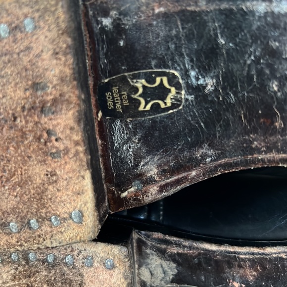 Vintage Black Leather Equestrian Boots - Made in England. Excellent Condition. - Picture 9 of 10